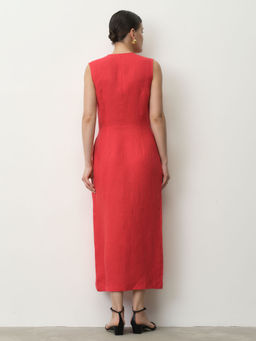 Платье женское 52133-ПЛ алое