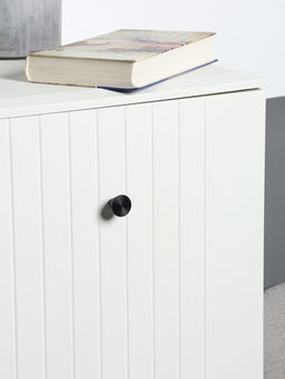 Цена за 2 шт. Ручка-кнопка CAPPIO «Лабиринт», цинк, цвет чёрный