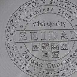 Кастрюля нерж 3,0 л (18 см) ZEIDAN со стекл крышкой, 5-ти слойное капс дно, арт. Z-50243