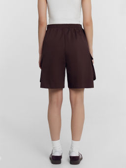 Шорты женские в пепельно-коричневом цвете пепельно -коричневый 132363 - Mark formelle фото 3