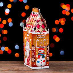 Цена за 5 шт. Подарочная коробка Пряничный 16,7 х 10,1 х 34,5 см - Simaland фото 3