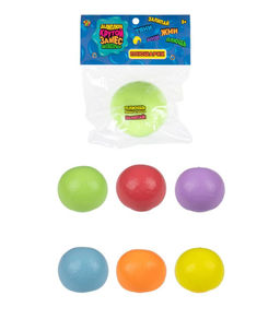 Крутой замес. Залиплющ "Плюшарик" 6 см, цвет в асс., пакет с хедером, 12 шт в дб. арт.Т25984