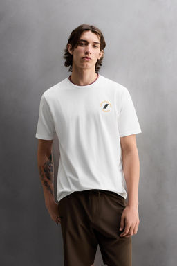 SURF BOARD PRINT T-SHIRT - Zara фото 6