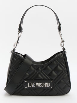 Женская сумка на плечо LOVE MOSCHINO LAMINATED QUILTED BAG Артикул 4377211, черный