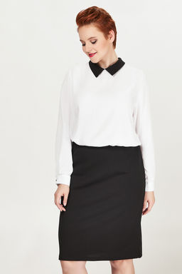 Блуза офисная белая - Olsi фото 3