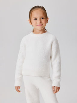 ACOOLA / Джемпер детский для девочек Lika белый фото 2