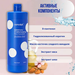 PROFY TOUCH Шампунь-стабилизатор для волос после окрашивания Concept 1000 мл  фото 5