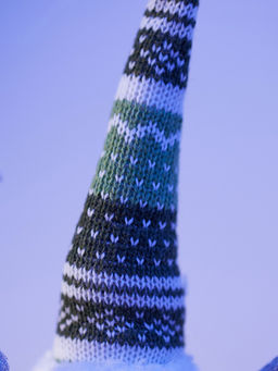 Фигура текстиль «Новогодний лосик» 58 см, 10 LED, от батареек АА×3, свечение тёплое белое