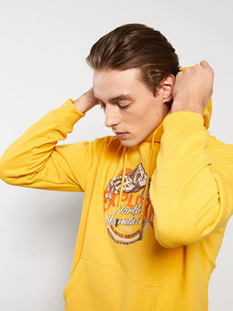 Uzun Kollu Erkek Hoodie