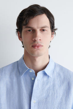 CAMISA DE LINO RELAXED FIT - H&m фото 4