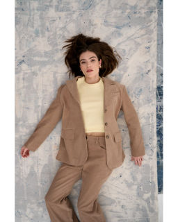 Жакет THE VERY 2421 оливково-коричневый  фото 31