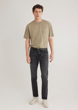 Jake Classic Denim Koyu Gri Jean Pantolon - Mavi фото 2