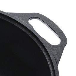 Кастрюля-жаровня с антипригарным покрытием 3л, д36см Традиция, h8,5см, литая, металлическая жаропрочная крышка (Россия) - Домашняя мода фото 3