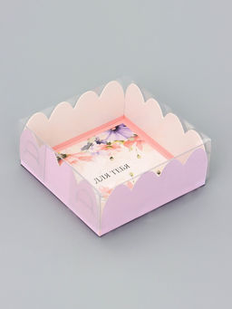 Цена за 5 шт. Коробка для печенья, Для тебя, 7?7?3 см