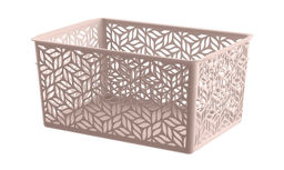 Цена за 2 шт. Корзинка универсальная "Линден" 3,2л, 230х160х110мм (бежевый) 221313227/06