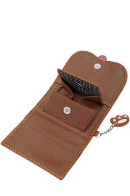 Кошелек с аппликацией ДС-2-185 рыжий - Protege фото 6