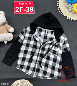 Рубашка для мальчика в клетку