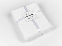 4652 Плед 220*155 цв.белый