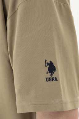 Мужская футболка цвета хаки - U.s. polo assn фото 7