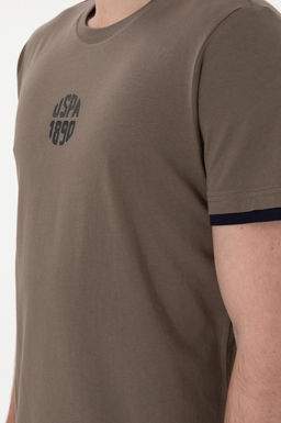 Erkek Regular Fit Bisiklet Yaka Vizon Ti__rt Sepette S_rpriz _ndirim - U.s. polo assn фото 7