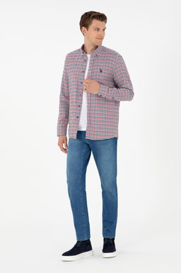 Мужская рубашка Saks с длинным рукавом Неожиданная скидка в корзине - U.s. polo assn фото 4