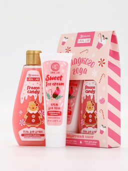 Подарочный набор косметики Сладкого года, гель для душа 200 мл и крем для тела, URAL LAB  фото 2