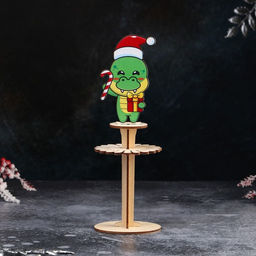 Салфетница деревянная Доляна Счастливый Дракончик, символ года 2024, 23,599 см  фото 2