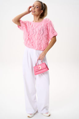 Блузка Лили (розовый) - Эльза фото 7