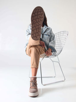 Ботинки 229.windybe. Капучино замша/Мех