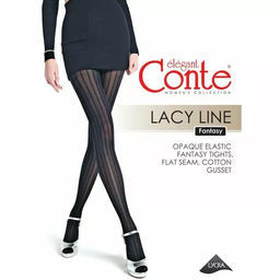 Колготки женские LACY LINE Fantasy (24/6) - nero