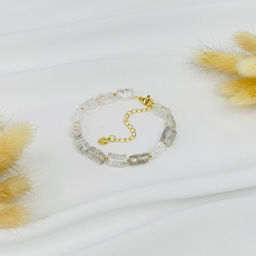 Браслет из Херкимерского кварца 17 см +