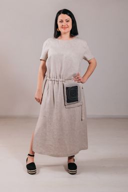 Платье 100% лён - Новый лен фото 2