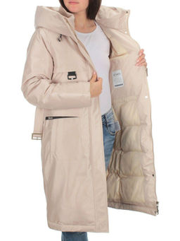 EAC293 LT.BEIGE Куртка зимняя женская (200 гр. холлофайбера) - Fashion фото 5