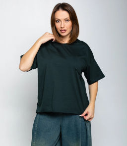 Футболка #КТ1612 (1), изумрудный