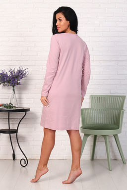 Сорочка с длинным рукавом, принт (0788, кофе) - Плиона фото 10