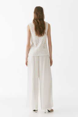 Pantal?n amplio con cord?n de ajuste - H&m фото 8