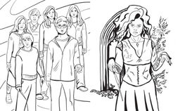 Волшебный мир Гарри Поттера. Раскраска