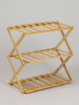 Подставка для цветов Greengo, 3 полки, 50×25×46 см, напольная, бамбук