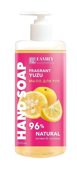 Family cosmetics /FRESH-08/ Fresh Flesh Мыло для рук Ароматный юзу (520мл).17