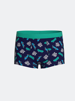 Bask?l? Erkek ?ocuk Boxer 3l?