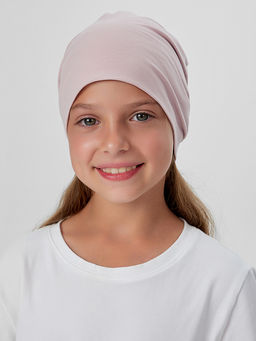 Шапка детская розовая