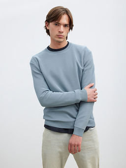 Bisiklet Yaka Erkek Triko Kazak