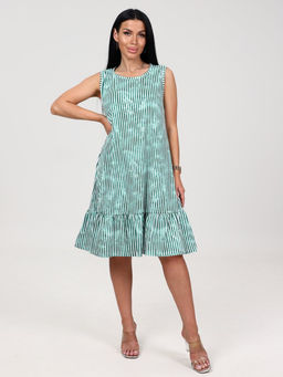 626 САРАФАН (Зеленый/полоса)