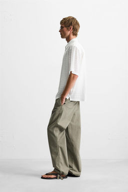 TEXTURED CHECK SHIRT - Zara фото 4