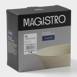 Салатники Magistro Jarwah Lugerne, 630 мл, 18?7.5 см, набор 2 шт., фарфор, молочные