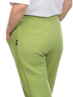 03 GREEN Брюки спортивные женские на флисе (100% хлопок) 7986 - Fashion фото 5