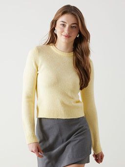 Bisiklet Yaka Kad?n Triko Kazak