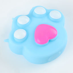 Цена за 12 шт. Сквиш антистресс - игрушка «Лапка» с пастой, МИКС