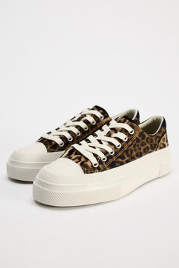ANIMAL PRINT TRAINERS - Zara фото 6