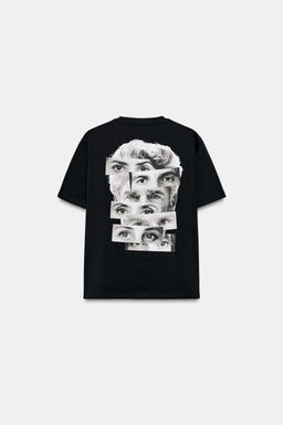 CAMISETA MANGA CORTA ALMOD?VAR / Negro